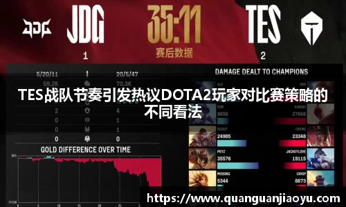 TES战队节奏引发热议DOTA2玩家对比赛策略的不同看法